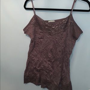 Gorgeous gray shinny tank!